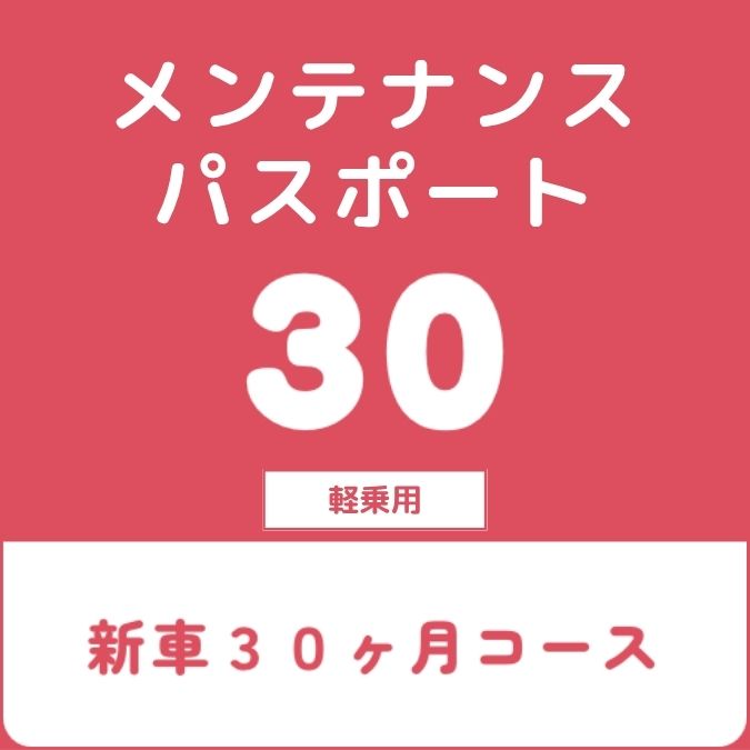 メンテナンスパスポート30（軽乗用）